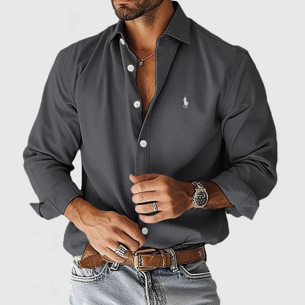 RL™ | Men's Modern Slim-Fit Button-Up Shirt