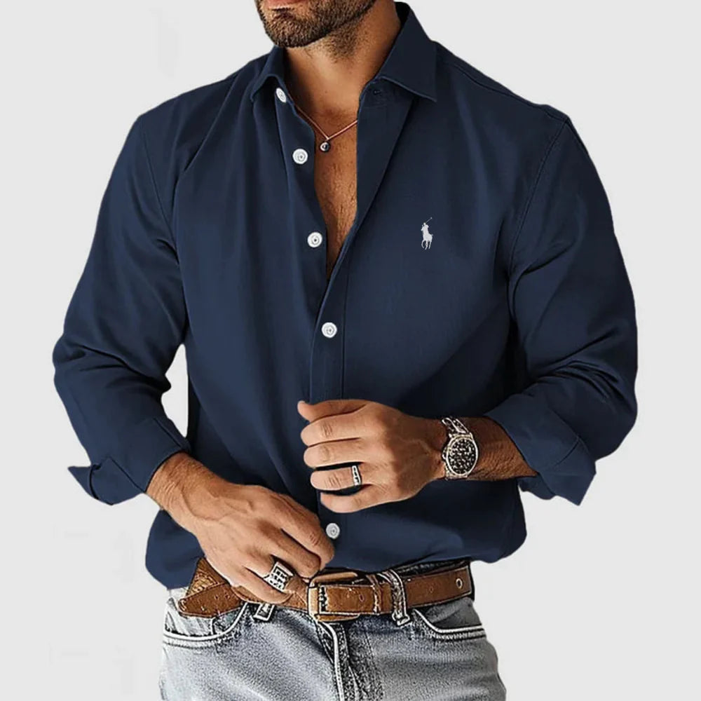 RL™ | Men's Modern Slim-Fit Button-Up Shirt