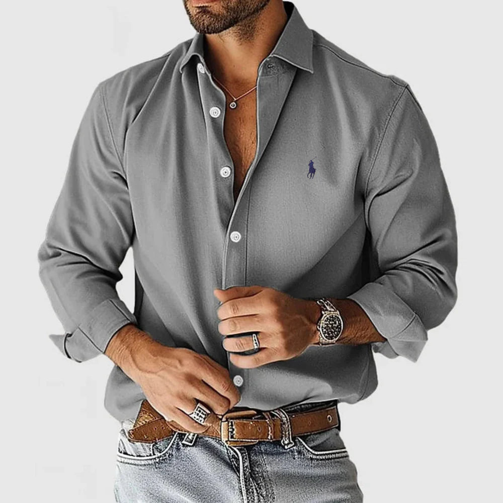 RL™ | Men's Modern Slim-Fit Button-Up Shirt