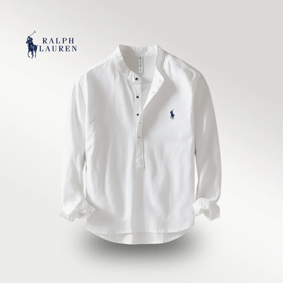 RL™ | Premium Linen Shirt – Mandarin Collar