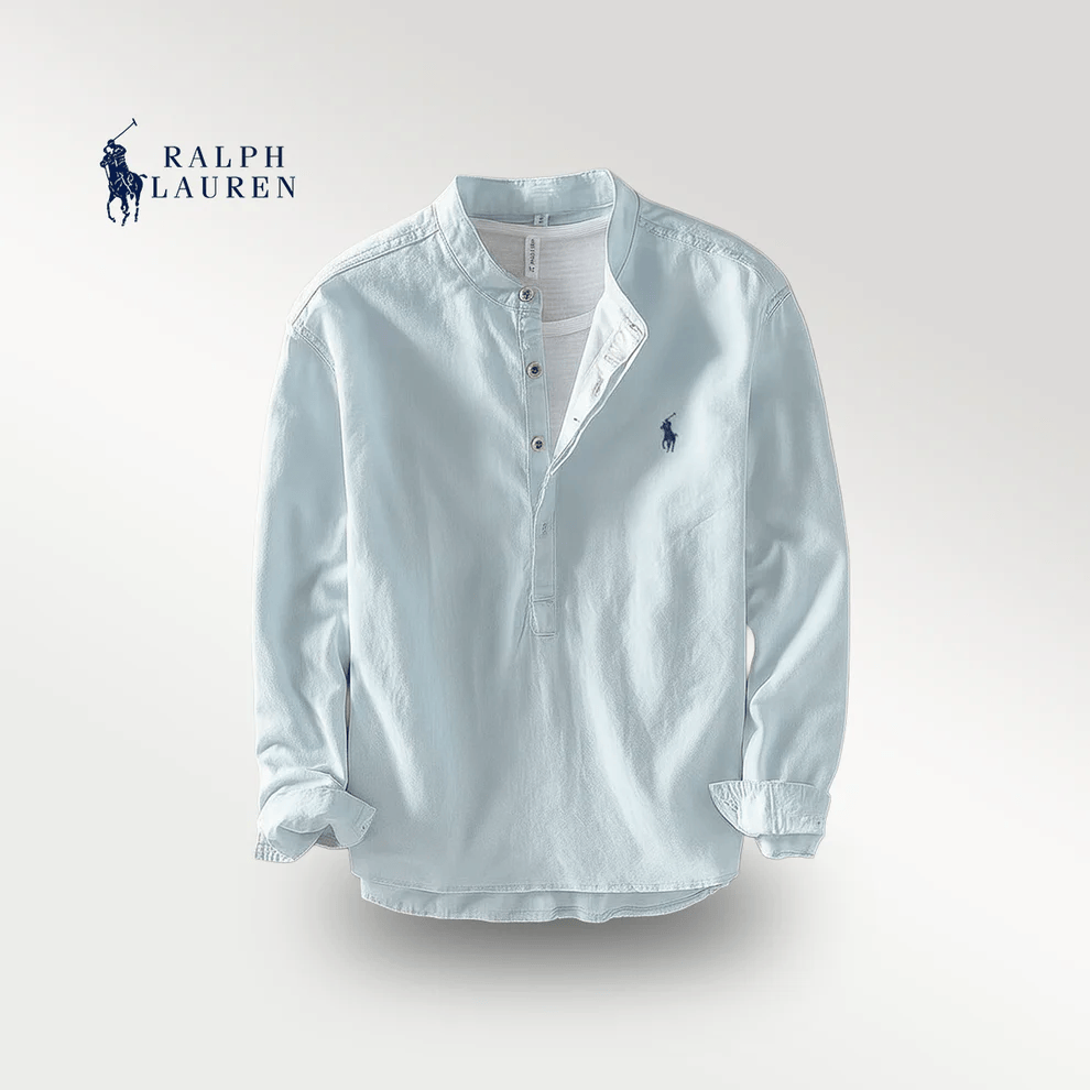 RL™ | Premium Linen Shirt – Mandarin Collar